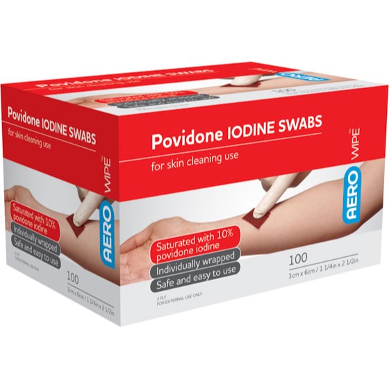 Povidone Iodine Wipes - Category image at LFA First Response