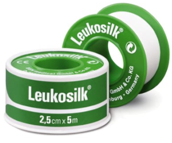 Leukosilk 2.5cm x 5m - Box 12 - Product showcase image 1 at LFA First Response