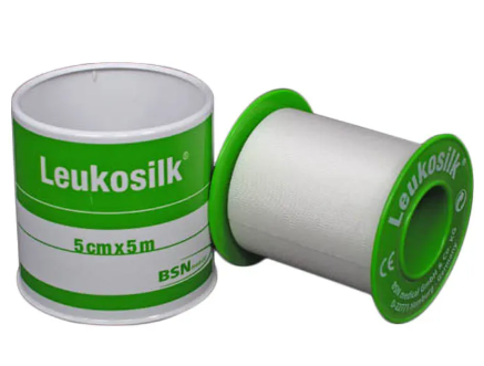 Leukosilk 5cm x 5m - Box of 6 - Product showcase image 1 at LFA First Response