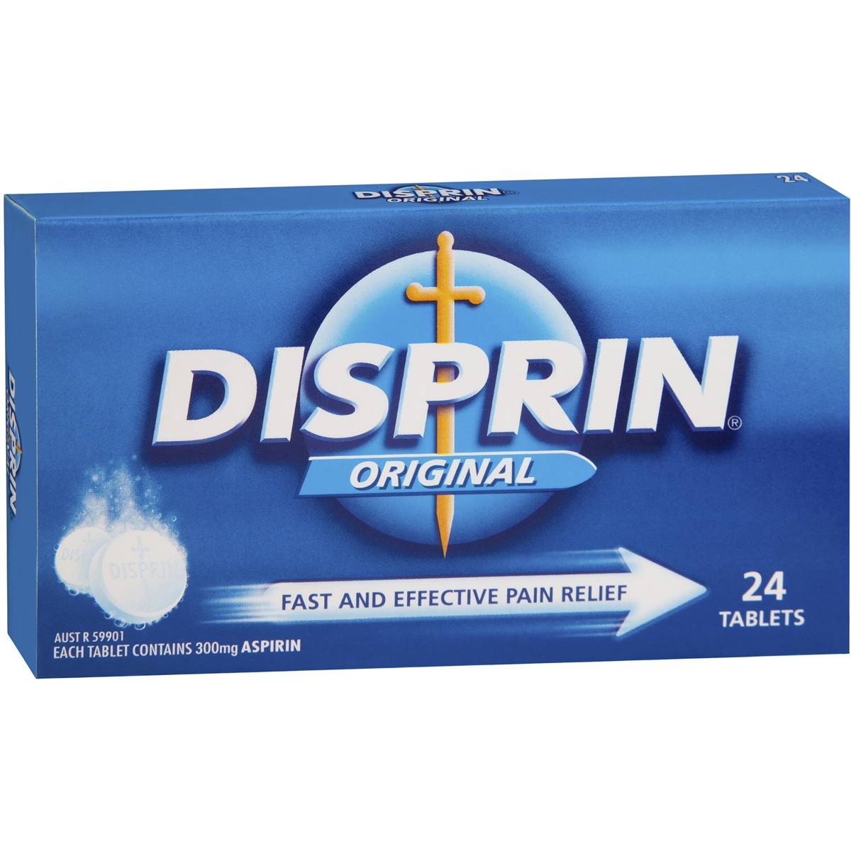 Disprin Regular Tablets - Box of 24 - Product showcase image 1 at LFA First Response