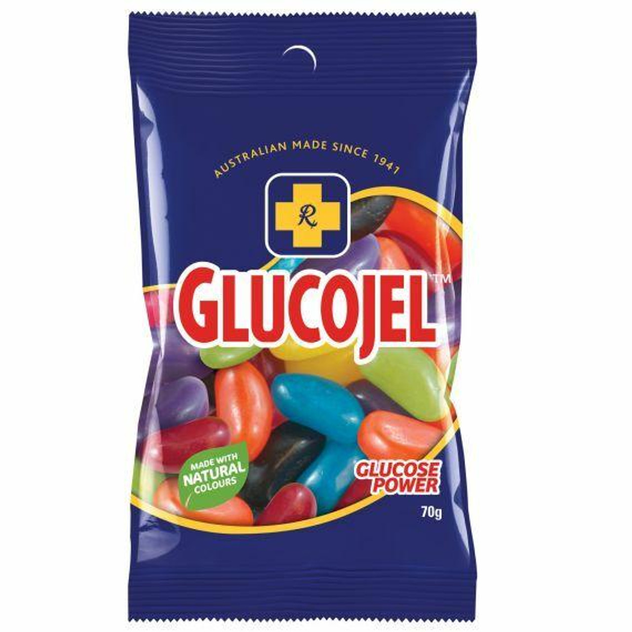 Glucojel Jellybeans 70g - Individual - Product showcase image 1 at LFA First Response