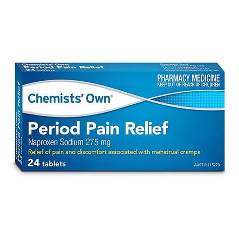 Chemists' Own Period Pain Relief - Box of 24 - Product showcase image 1 at LFA First Response