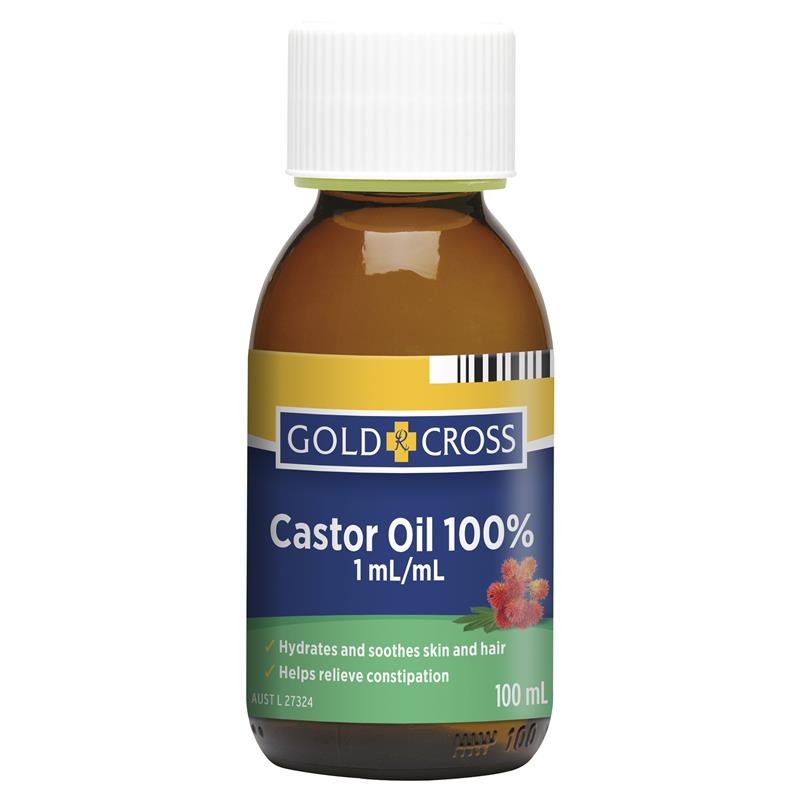 GoldX Castor Oil 100ml - Product showcase image 1 at LFA First Response