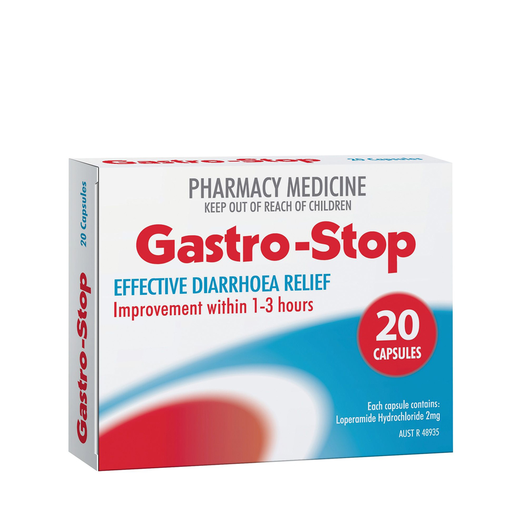 Gastro Stop Capsules - Box of 20 - Product showcase image 1 at LFA First Response