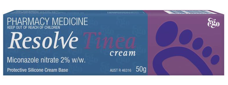 Ego Resolve Tinea 50g Tube - Product showcase image 1 at LFA First Response