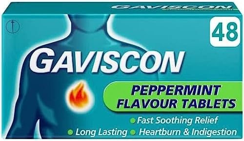 Gaviscon Tablets - Box of 48 - Product showcase image 1 at LFA First Response