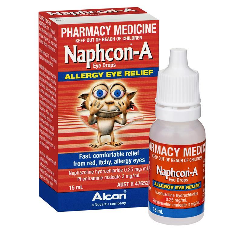 Naphcon-A Eye Drops - 15ml Bottle - Product showcase image 1 at LFA First Response