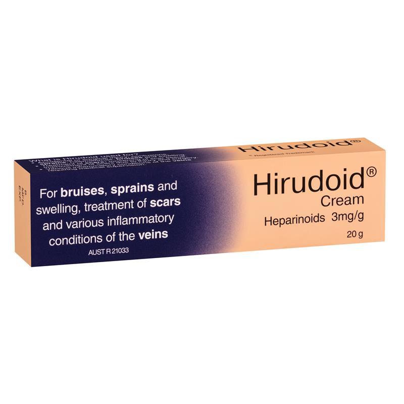 Hirudoid Cream 20g Tube - Product showcase image 1 at LFA First Response