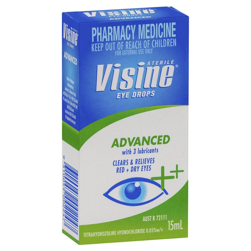 Visine Eye Drops Adv 15ml - Product showcase image 1 at LFA First Response