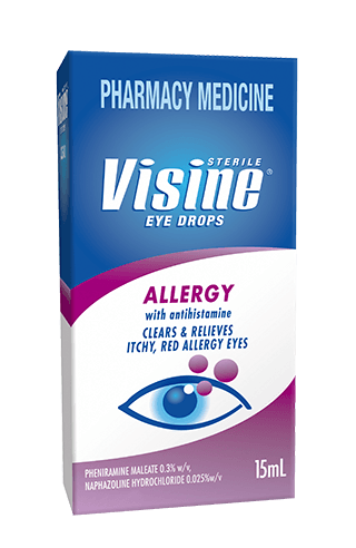 Visine Eye Drops Allergy - 15ml Bottle - Product showcase image 1 at LFA First Response