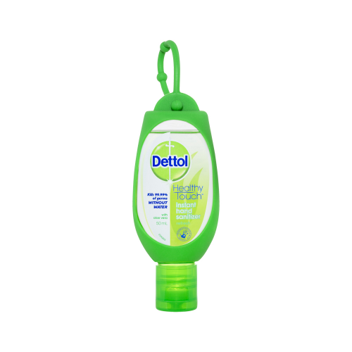 Dettol Healthy Touch Antibacterial Instant Hand Sanitiser Clip-On 50mL - Product showcase image 1 at LFA First Response