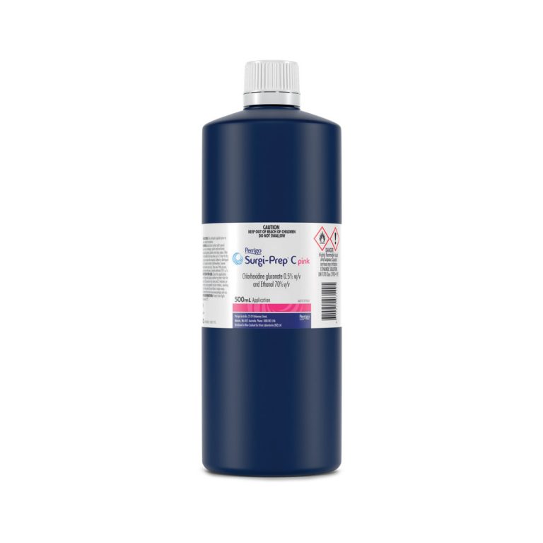 Surgi-Prep C Pink 0.5% - 500ml Bottle - Product showcase image 1 at LFA First Response