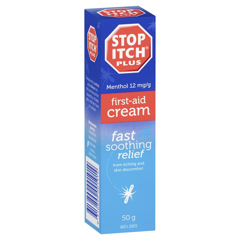 Stop Itch Plus Cream 50g - Product showcase image 1 at LFA First Response