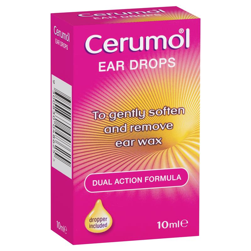 Cerumol Ear Drops - 10ml Bottle - Product showcase image 1 at LFA First Response