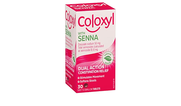 Coloxyl Senna Tablets - Bottle of 30 - Product showcase image 1 at LFA First Response