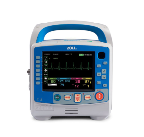 ZOLL X Series Advanced - 12 LEAD ECG with PACING, SpO2, EtCO2, NIBP, Real BVM Help capability, Remote Viewing capability, Voice Recording and TBI Dashboard - Product showcase image 1 at LFA First Response