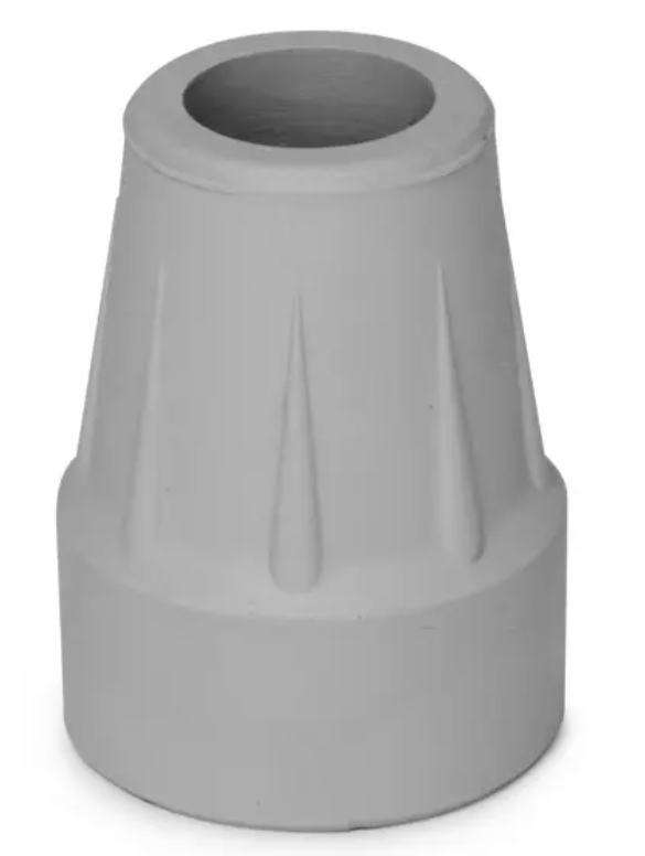 Standard Grey Crutch tips (22mm) - Product showcase image 1 at LFA First Response