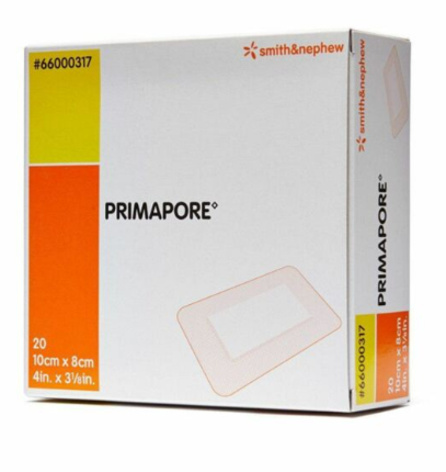 Primapore Adhesive Island Wound Dressing, 10cm x 8cm - Individual - Product showcase image 1 at LFA First Response