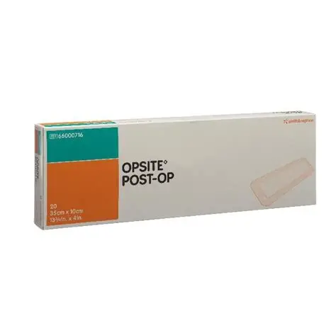 Opsite Post-Op 35 x 10cm - Box of 20 - Product showcase image 1 at LFA First Response