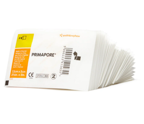 Primapore Adhesive Island Wound Dressing, 7.2cm x 5cm - Individual - Product image at LFA First Response