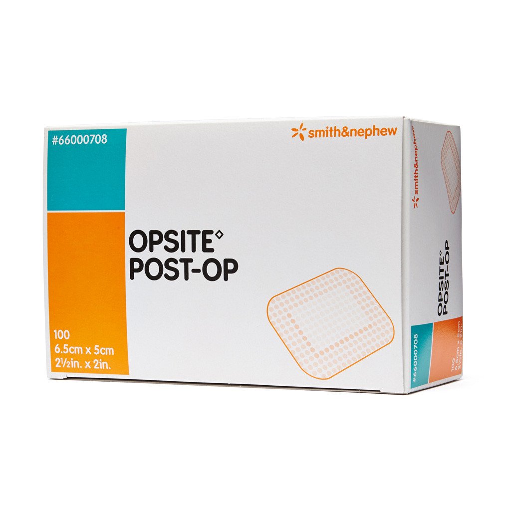 Opsite Post-Op 6.5cm x 5cm - Box of 100 - Product showcase image 1 at LFA First Response