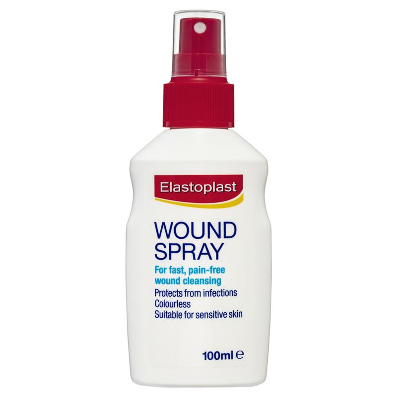 Elastoplast Wound Spray - 100ml Bottle - Product showcase image 1 at LFA First Response