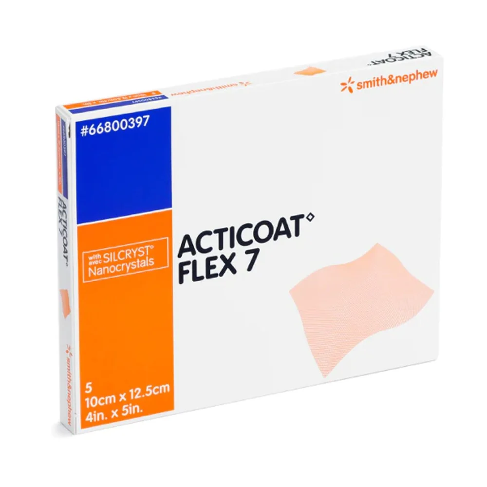 Acticoat Flex 7-Day Dressing 10 x 12.5cm - Box of 5 - Product showcase image 1 at LFA First Response