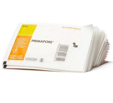 Primapore Adhesive Island Wound Dressing, 8.3cm x 6cm - Individual - Product showcase image 1 at LFA First Response