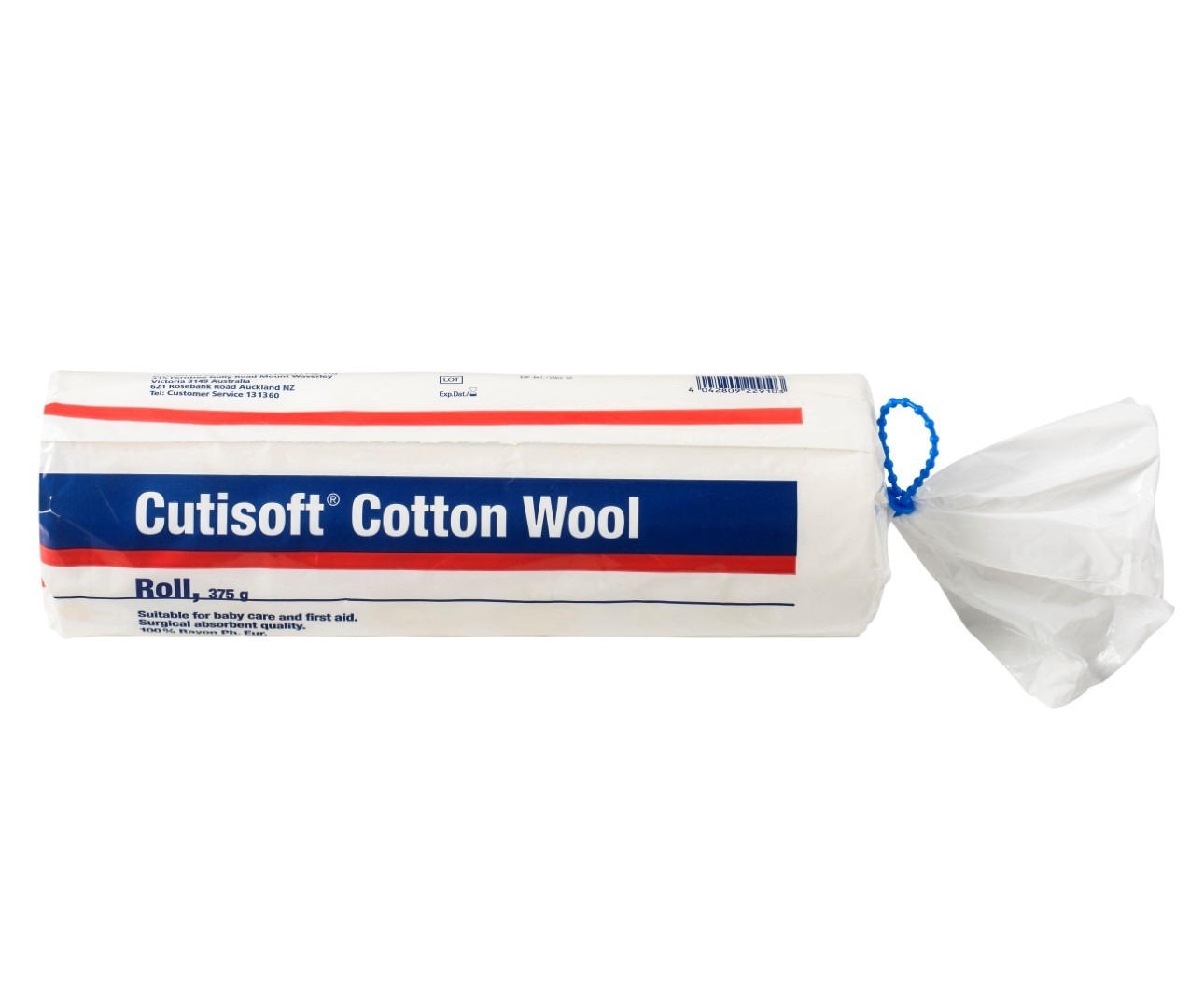 Cotton Wool Roll 375G - Product showcase image 1 at LFA First Response