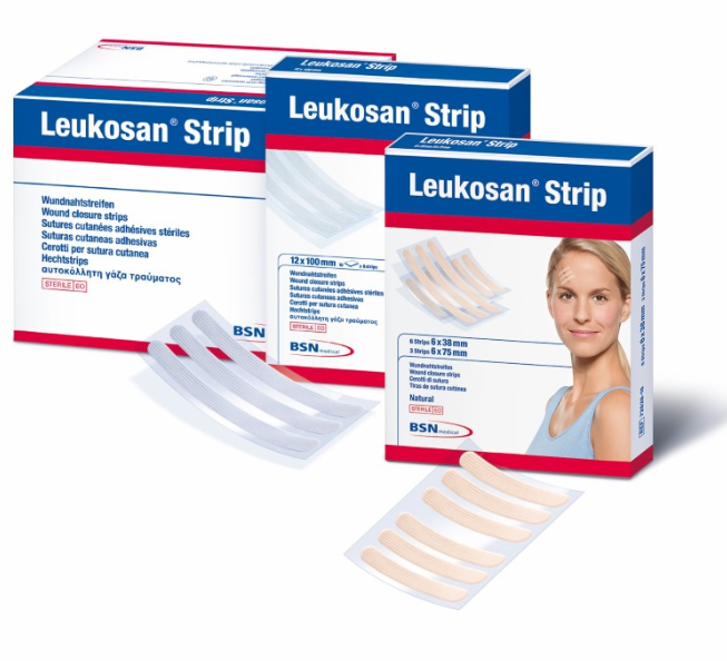 Leukoplast Wound Closure Strip Sterile 6mm x 100mm White Box/50 - Product showcase image 1 at LFA First Response