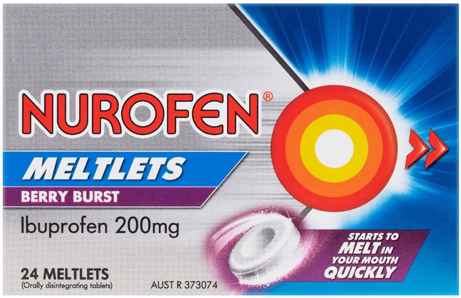 Nurofen Meltlets - Box of 24 - Product showcase image 1 at LFA First Response