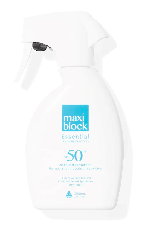 Maxiblock SPF50+ 250ml Spray - Product showcase image 1 at LFA First Response