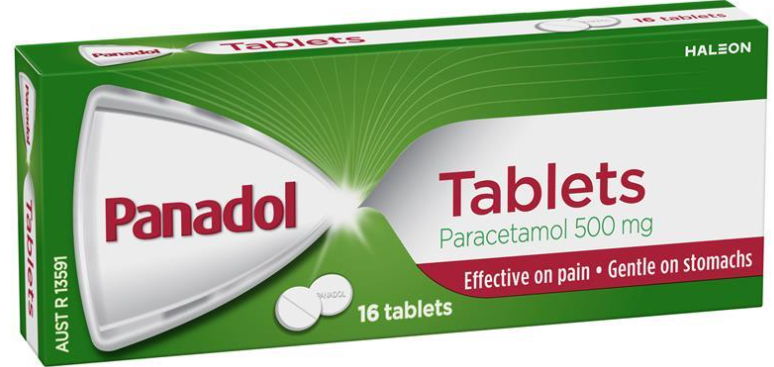 Panadol Tablets - Box of 16 - Product showcase image 1 at LFA First Response