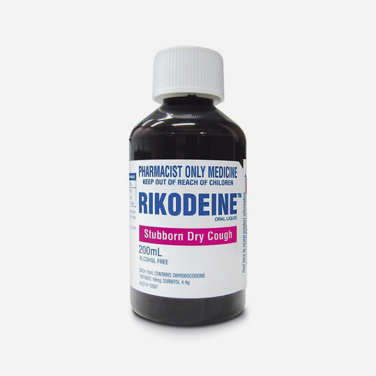 Rikodeine Syrup - 200ml Bottle - Product showcase image 1 at LFA First Response