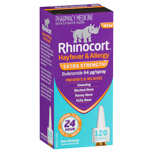 Rhinocort Nasal Spray 64mcg 120 Doses - Product showcase image 1 at LFA First Response