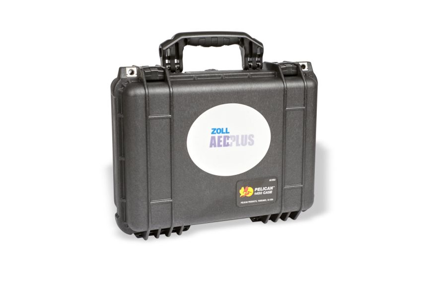 Zoll AED Plus Hard Case with Cut Outs (Black) - Product showcase image 1 at LFA First Response
