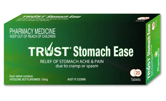 Trust Stomach Ease 10mg Tablets - Box of 20 - Product showcase image 1 at LFA First Response