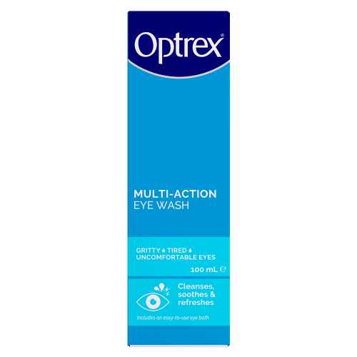 Optrex Multi Action Eye Wash 100ml - Product showcase image 1 at LFA First Response