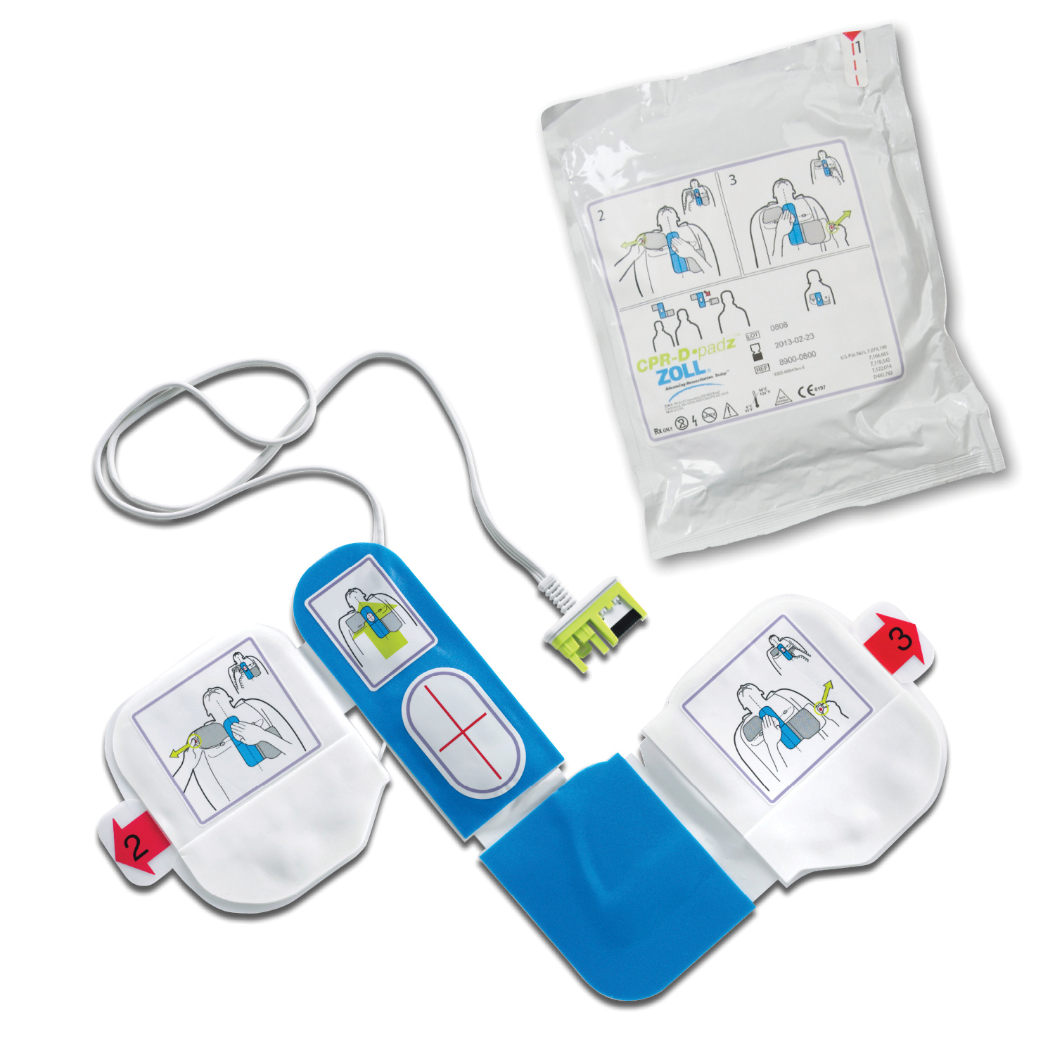 Zoll CPR-D Padz Electrode Pads - Adult - Product showcase image 1 at LFA First Response