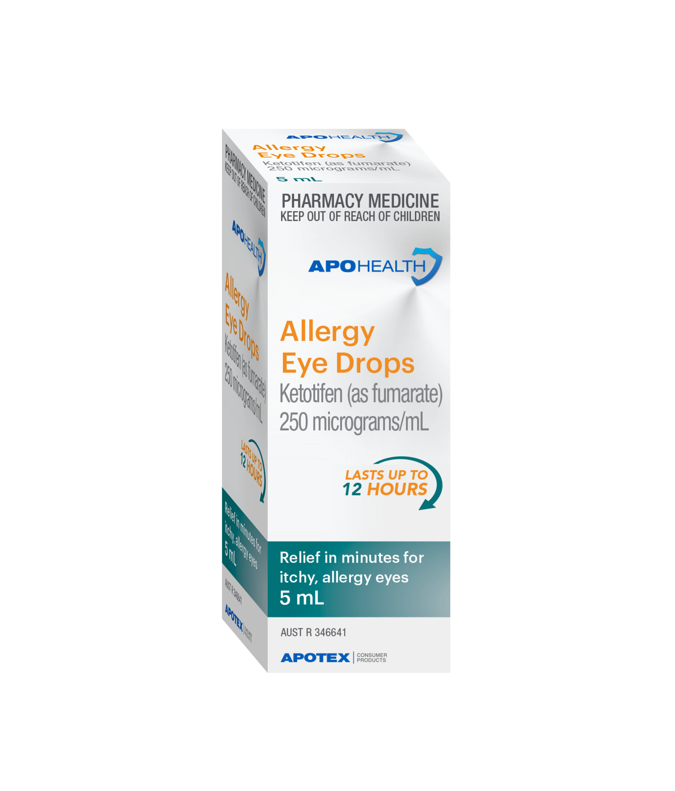 Ketotifen Allergy Eye Drops - 5ml Bottle - Product showcase image 1 at LFA First Response