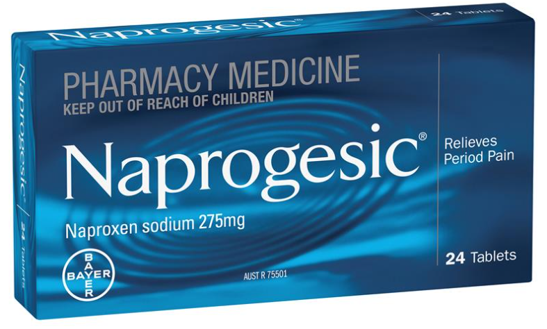 Naprogesic Tab 275mg  Box of 24 - Product showcase image 1 at LFA First Response