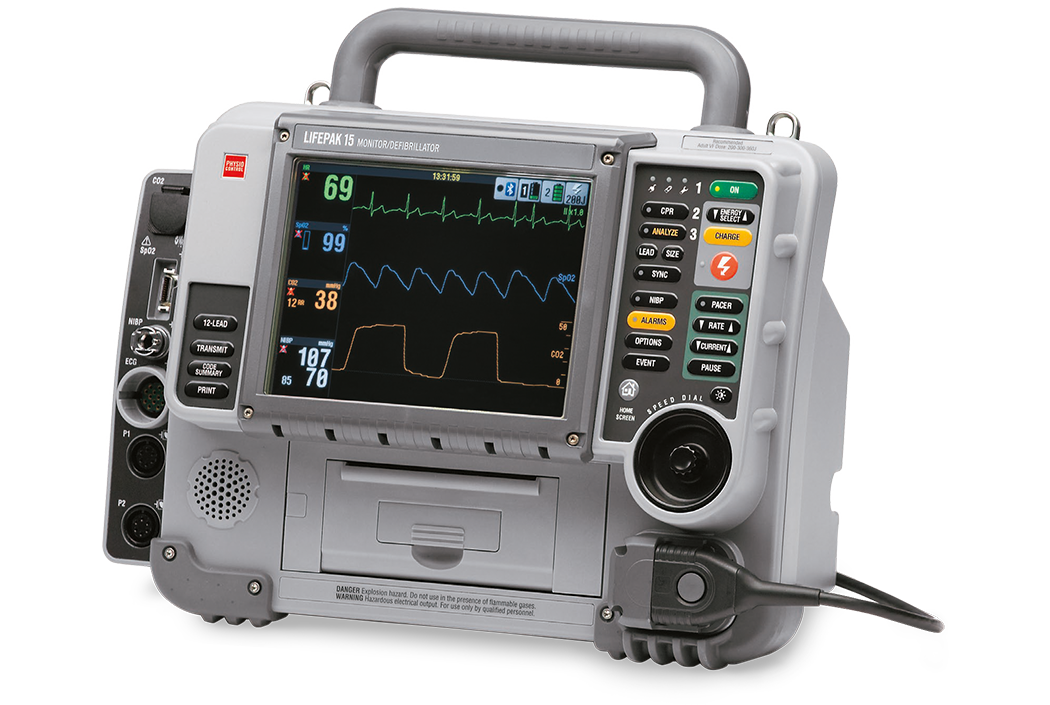 LifePak 15 Monitor/Defibrillator - Product showcase image 1 at LFA First Response
