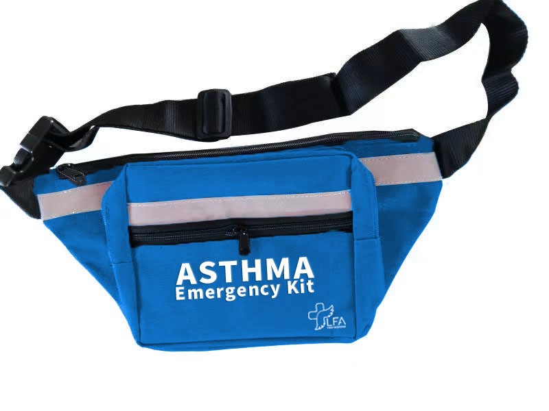 Asthma Bum Bag Kit - Product showcase image 1 at LFA First Response