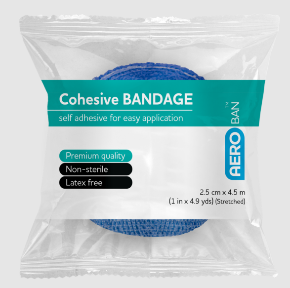 Cohesive Bandage 2.5cm x 4.5m - Carton - Product showcase image 1 at LFA First Response
