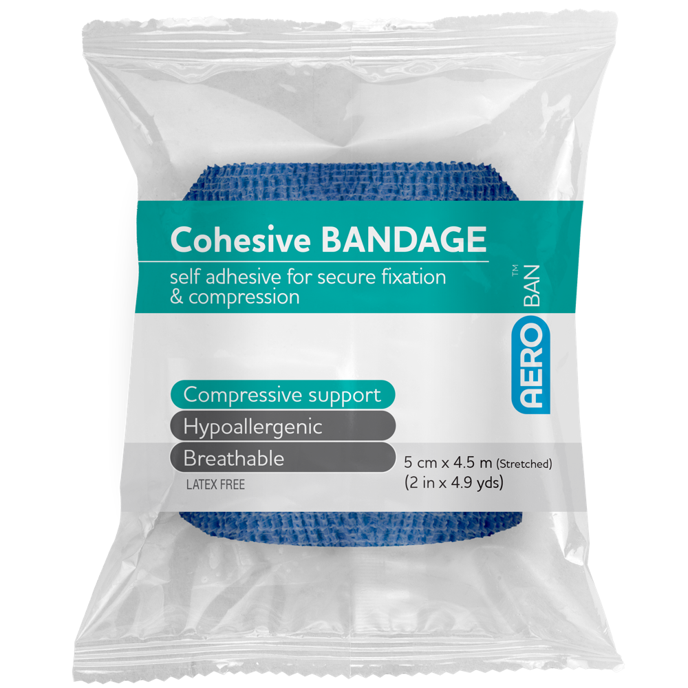 Cohesive Bandage 5cm x 4.5m - Carton - Product showcase image 1 at LFA First Response