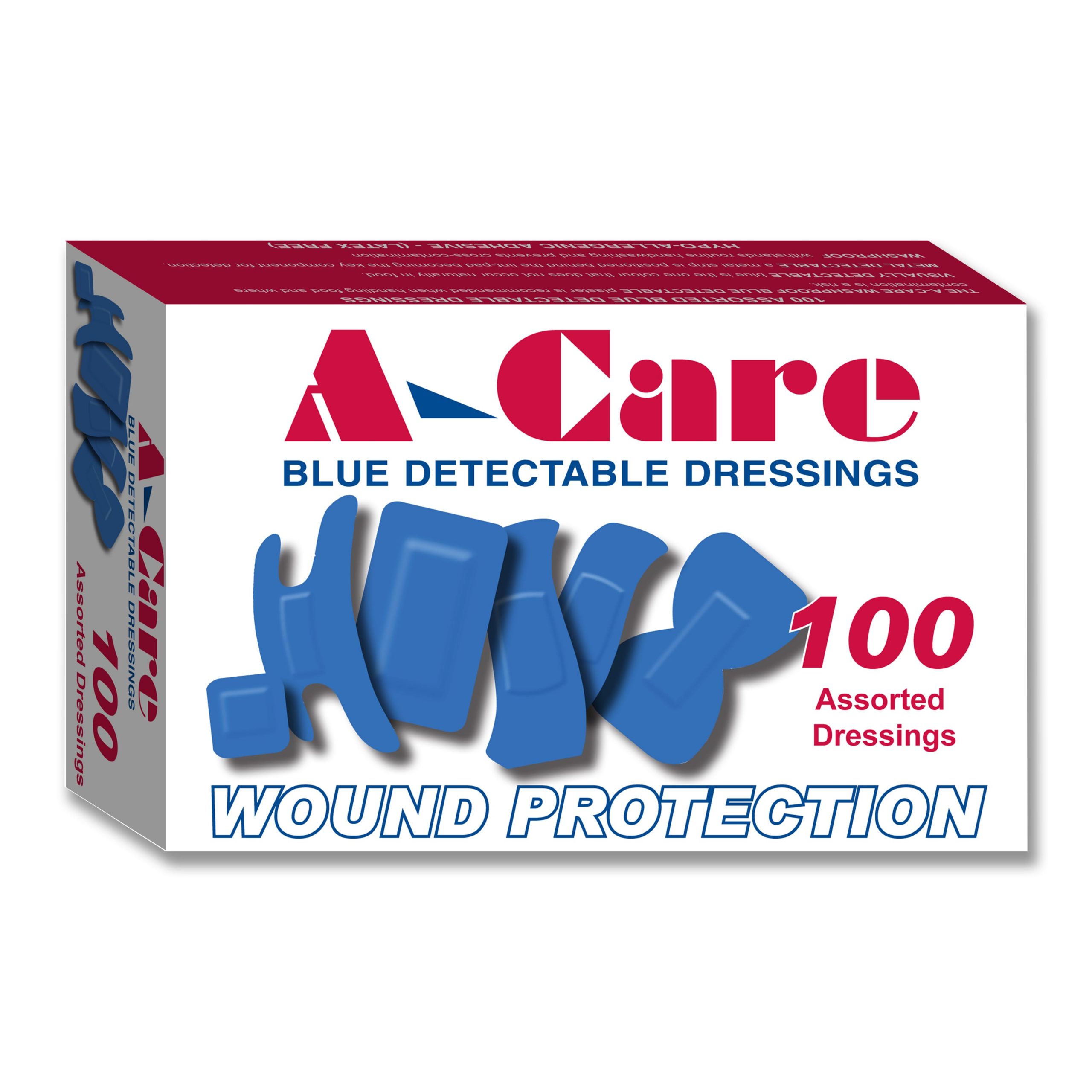 A-Care Assorted Dressings Box 100 - Product showcase image 1 at LFA First Response