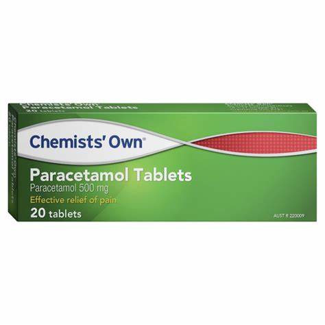 Pharmacy Choice Paracetamol Pk 20 - Product showcase image 1 at LFA First Response