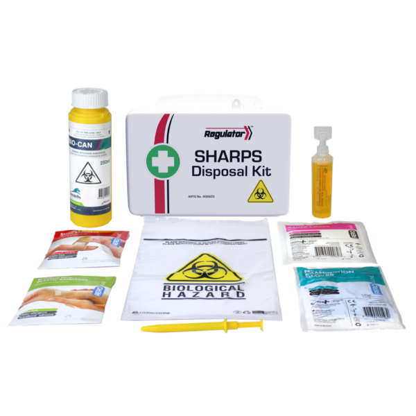 REGULATOR Sharps Kit - Product showcase image 2 at LFA First Response