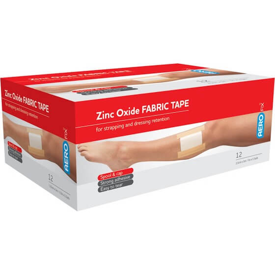 Zinc Oxide Tape 2.5 x 5m box 12 - Product showcase image 1 at LFA First Response