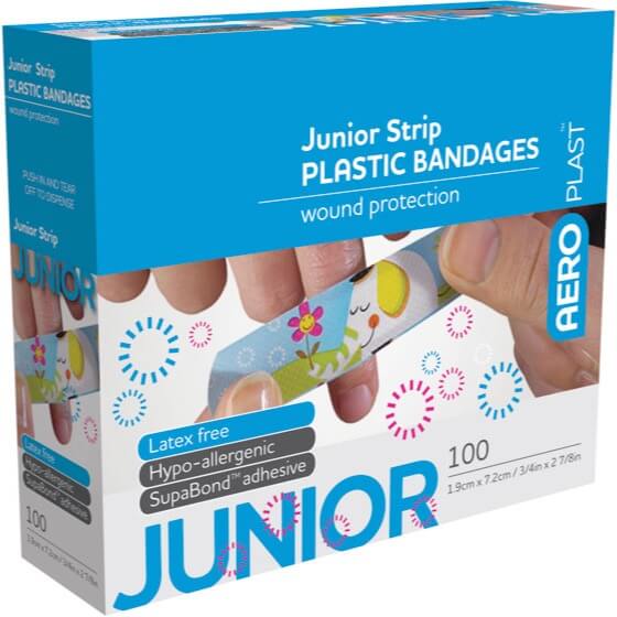Aeroplast Plastic Character Standard Strip Box 100 - Product showcase image 1 at LFA First Response